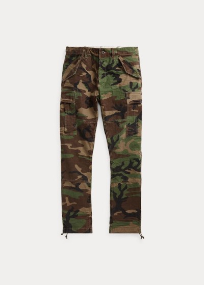 Pantalones Polo Ralph Lauren Hombre Camuflados - Classic Tapered Fit Cargo - BTYQR9835